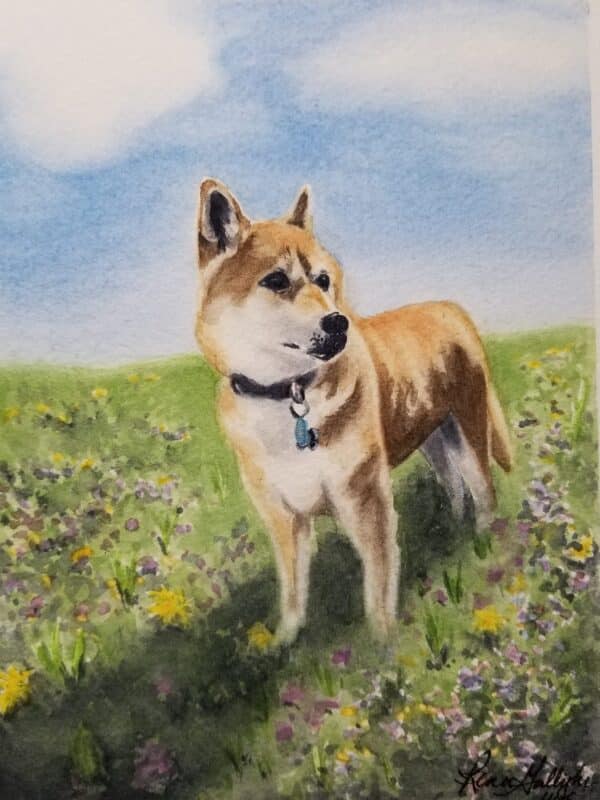 Commissioned Portrait - "Sushi"
